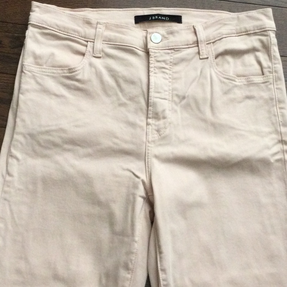 J Brand jeans in soft pink. So soft